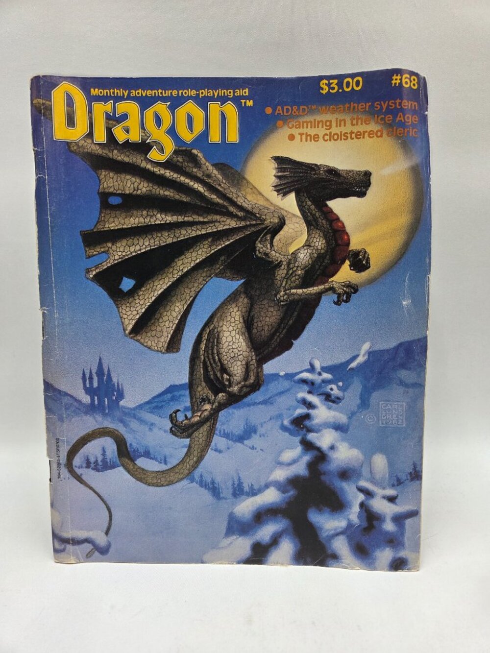 Dragon Magazine Issue 68 December 1982 D&D RPG Volume 7 Number 7